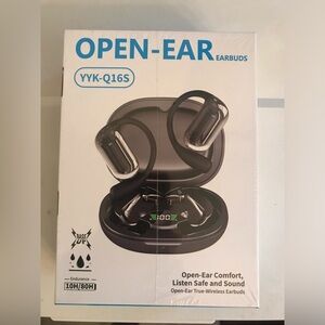 Open-Ear Wireless Earbuds with Charging Case